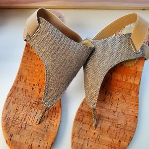 White Mountain Wedge Sandal